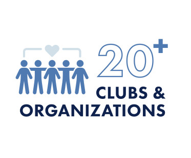 Over 20 Student Clubs & Organizations